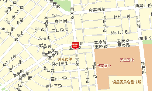 嘉義興嘉郵局地圖