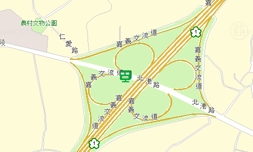 嘉義福全郵局地圖