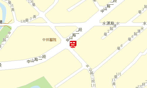 中和郵局郵務股地圖