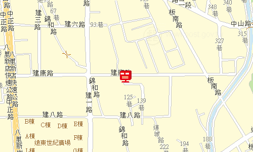 中和郵局郵務股地圖