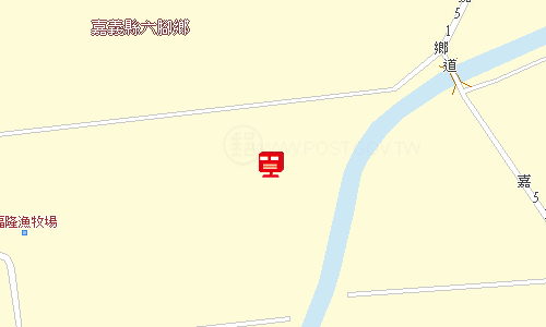 六腳蒜頭郵局地圖