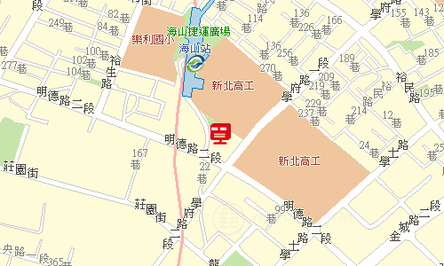 板橋郵局快捷股地圖