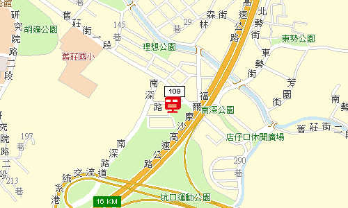 南港郵局郵務股地圖