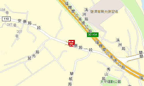 新店郵務股地圖