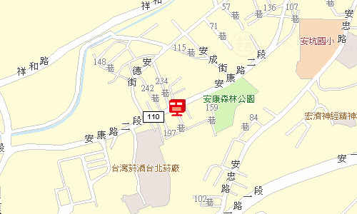 新店郵務股地圖