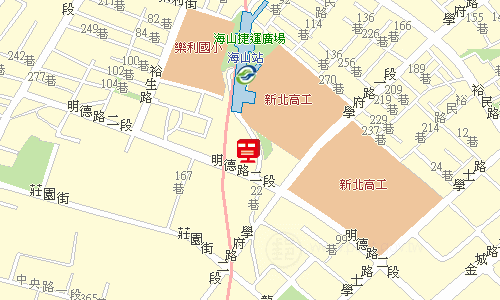 板橋郵局快捷股地圖