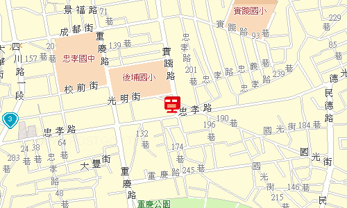 板橋郵局快捷股地圖