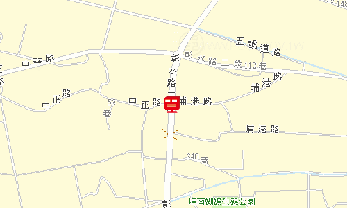 溪湖郵局地圖