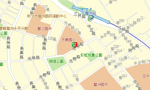 蘆洲郵局(三重15支)地圖