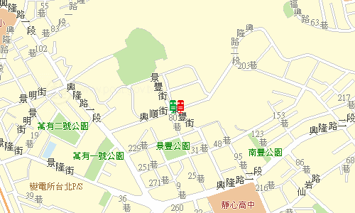 木柵郵局郵務股景美投遞站地圖