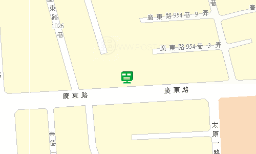 屏東郵局郵務股地圖