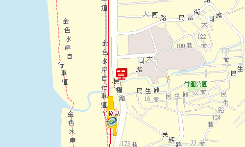 淡水郵局(三重27支)地圖