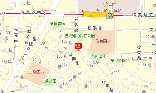 臺北郵局大安投遞股地圖