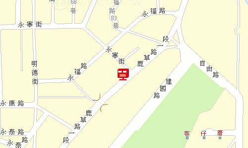 鹿港郵局地圖