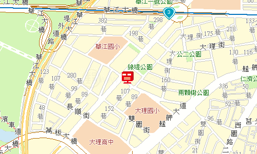 臺北郵局大同投遞股地圖