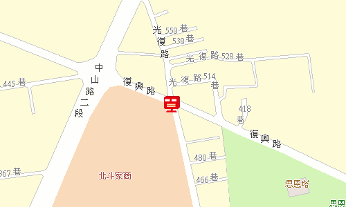 北斗郵局地圖