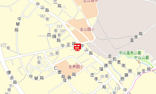 金山郵局地圖