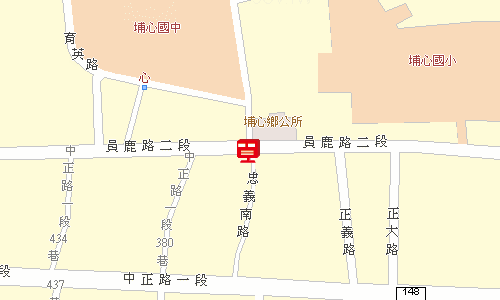 員林郵局地圖