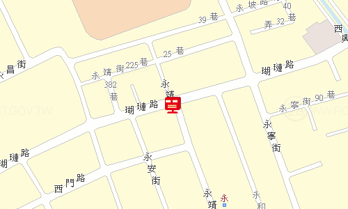 永靖郵局地圖