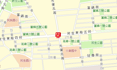 臺北郵局松山投遞股地圖