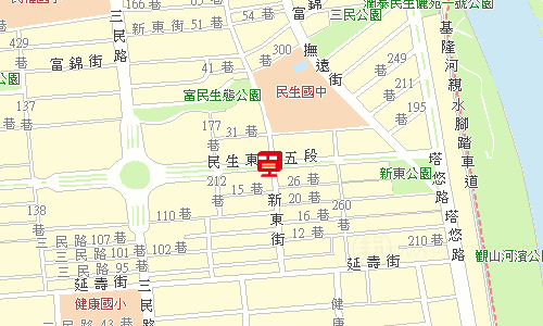 臺北郵局松山投遞股地圖