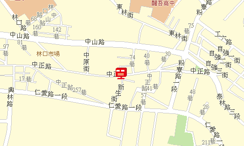 林口郵局(三重56支)地圖