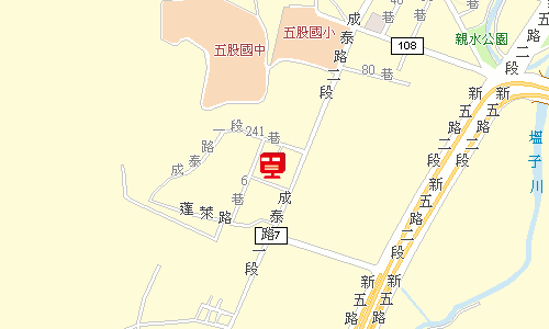 五股郵局(三重21支)地圖