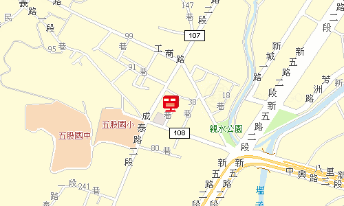 五股郵局(三重21支)地圖