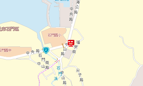 三芝郵局(三重33支)地圖