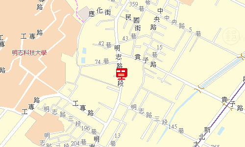 新莊郵局(三重36支)地圖