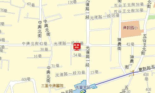 三重郵局郵務科投遞股地圖