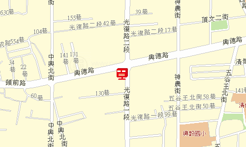 三重郵局郵務科投遞股地圖