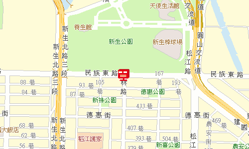 臺北郵局松山投遞股地圖