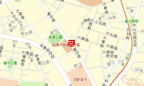 臺北郵局士林投遞股地圖