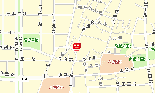 八德大湳郵局地圖