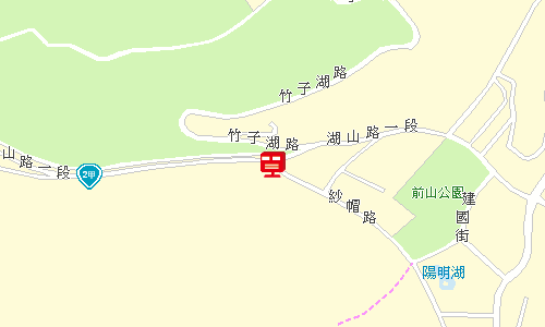 臺北郵局士林投遞股陽明山段地圖