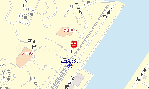 基隆郵局快捷股地圖