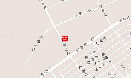 觀音新坡郵局地圖