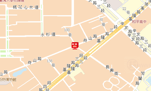 臺北郵局大安投遞股地圖