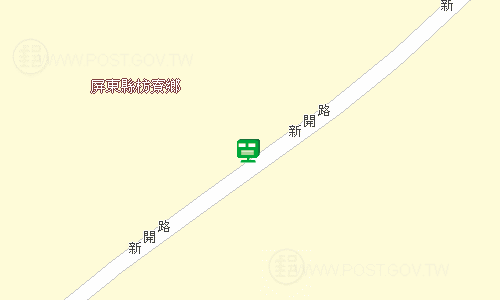 屏東枋寮郵局地圖