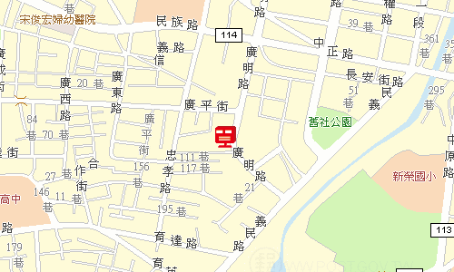 中華郵政全球資訊網 營業據點 信筒箱電子地圖