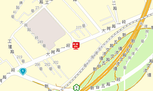 汐止郵局郵務股地圖