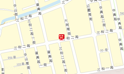 南投郵局郵務股地圖