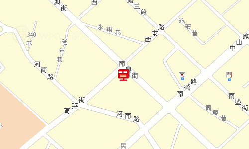 埔里郵局地圖