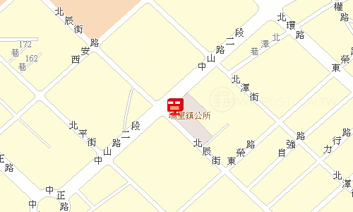 埔里郵局地圖