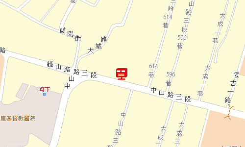 埔里郵局地圖