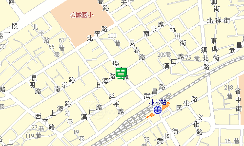 斗六鎮北郵局地圖