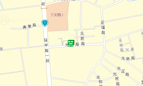 斗南新光郵局地圖