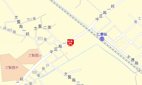 大同路郵局地圖