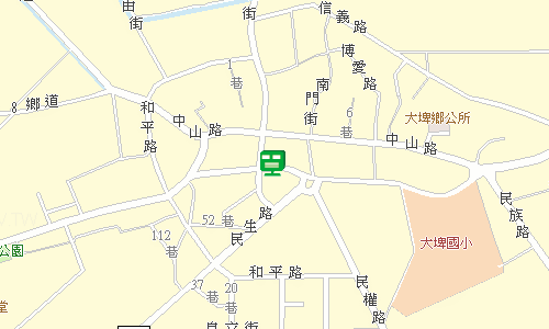 大埤郵局地圖